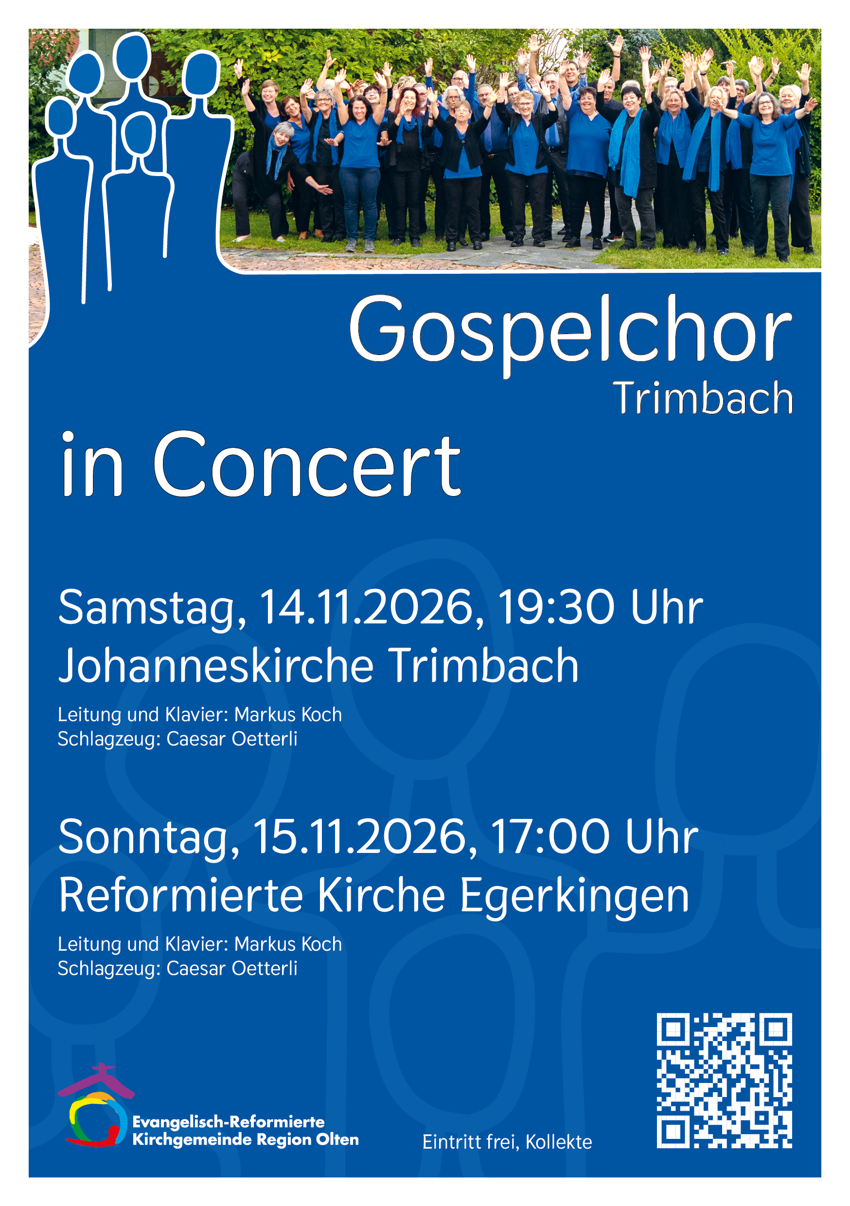 Der Flyer für unsere Jahreskonzerte 2026.